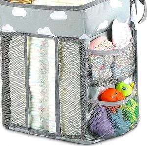 Aptel AG637A ORGANIZER DO ŁÓŻECZKA DZIECIĘCEGO PRZEGRODY I KIESZENIE szary 6