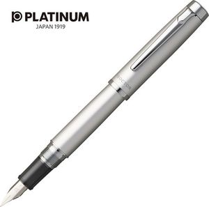 Platinum Pióro wieczne PLATINUM Proycon Luster Satin Silver, F, srebrne 1