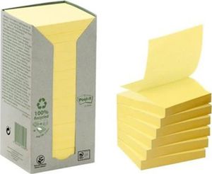 Post-it Bloczek samoprzylepny ekologiczny POST-IT® (R330-1T), 76x76mm, 16x100 kart., żółty 1
