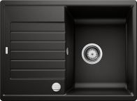 Zlewozmywak Blanco BLANCO ZIA 45 S Compact Silgranit PuraDur Czarny odwracalny, korek auto. 2