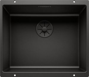 Syfon Blanco BLANCO Zestaw elementów stalowych w kolorze czarnym, do armatury przelewowo-odpływowej InFino, do jednej komory 2