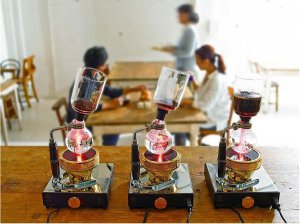 Ekspres przelewowy Hario Syphon Technica Czarno-srebrny 6