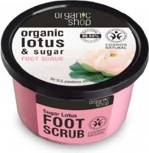 Organic Shop Scrub do stóp Cukier i Kwiat Lotosu BDIH 250 ml 1
