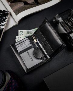 Rovicky Portfel męski z naturalnej skóry licowej z przegródką na zdjęcie Rovicky Nie dotyczy 5