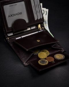 Rovicky Portfel męski z naturalnej skóry licowej z przegródką na zdjęcie Rovicky Nie dotyczy 11