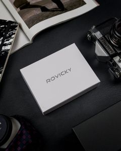 Rovicky Portfel męski z naturalnej skóry licowej z przegródką na zdjęcie Rovicky Nie dotyczy 6