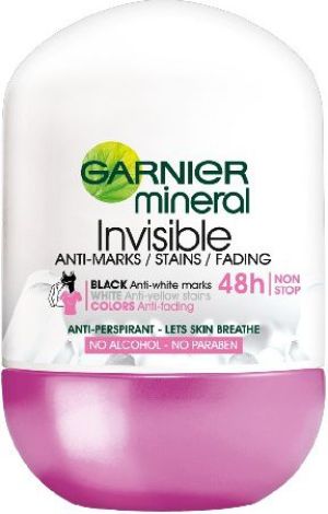 Garnier Mineral Invisible Dezodorant roll-on Color new 50ml 1