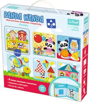 Trefl Puzzle - LITTLE PLANET - Panda Wanda poznaje kształty - 90561 TREFL 1