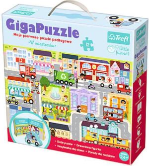 Trefl Puzzle - LITTLE PLANET - Giga puzzle - W miasteczku - 90563 TREFL 1