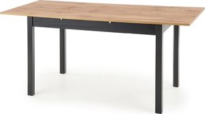Halmar Stół GREG 124(168)x74 dąb/czarny rozkładany 2