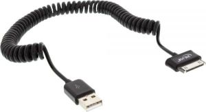 Kabel USB InLine do Samsung Galaxy Tablet Spiral męski - USB A męski (31620S) 1