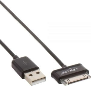 Kabel USB InLine do Samsung Galaxy Tablet męski - USB A męski (31630B) 1