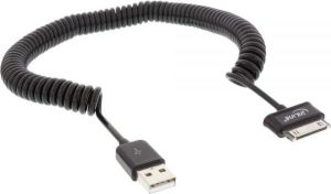 Kabel USB InLine do Samsung Galaxy Tablet Spiral męski - USB A męski (31630S) 1