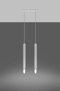 Lampa wisząca Sollux Nowoczesna lampa wisząca LED Ready biała Sollux WEZYR SL.0958 1