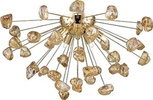 Lampa sufitowa Zumaline Lampa przysufitowa LED Ready złota do przedpokoju Zumaline STAR C0539-06A-F7DY 1