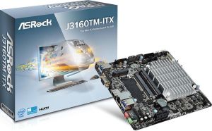Płyta główna ASRock J3160TM-ITX, J3160, DDR3, SATA3, HDMI, D-Sub, USB 3.0, miniITX (90-MXB1Z0-A0UAYZ) 1
