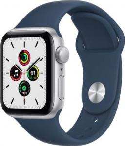 Smartwatch Apple Watch SE GPS 40mm Silver Alu Black Sport Niebieski  (MKNY3WB/A) 1