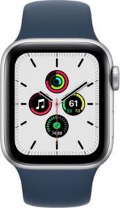 Smartwatch Apple Watch SE GPS 40mm Silver Alu Black Sport Niebieski  (MKNY3WB/A) 2