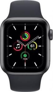 Smartwatch Apple Watch SE GPS 40mm Space Grey Alu Black Sport Czarny  (MKQ13WB/A) 2