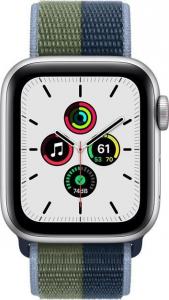 Smartwatch Apple Watch SE GPS 44mm Silver Alu Black Sport + Cellular Zielony  (MKT03WB/A) 2