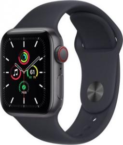 Smartwatch Apple Watch SE GPS 44mm Space Grey Alu Black Sport + Cellular Czarny  (MKT33WB/A) 1