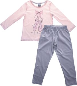 Pepco Dziewczęca, dwuczęściowa piżama ze wzorem w baletki 110-116 1
