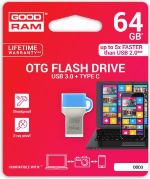 Pendrive GoodRam ODD3, 64 GB  (ODD3-0640B0R11) 3
