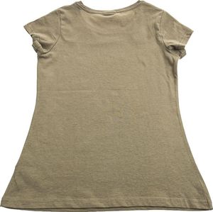 Pepco Damska beżowa dłuższa bluzeczka z krótkim rękawem XXXL 3