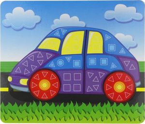 NoboKids Kreatywna Wyklejanka Piankowa Mozaika Kosmos Auto 8