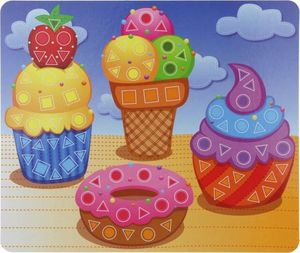 NoboKids Kreatywna Wyklejanka Piankowa Mozaika Sowa Kwiatek 7