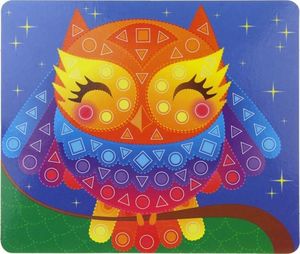 NoboKids Kreatywna Wyklejanka Piankowa Mozaika Sowa Kwiatek 8