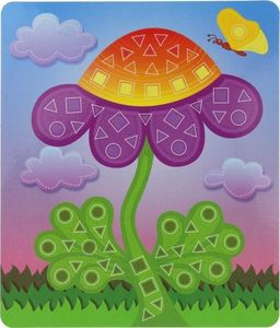 NoboKids Kreatywna Wyklejanka Piankowa Mozaika Sowa Kwiatek 9