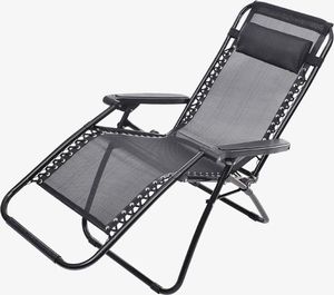 Leżak Ogrodowy Grawitacyjny Fotel Plażowy Poduszka 2