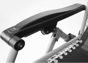 Leżak Ogrodowy Grawitacyjny Fotel Plażowy Poduszka 4