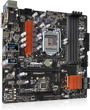 Płyta główna ASRock B150M Pro4V, B150, DDR4, SATA3, USB 3.0, microATX (B150M PRO4V) 4