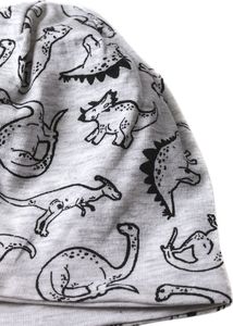 Pepco Chłopięca, szara czapka przejściowa w dinozaury 1