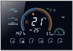 Renov8 Smart Wi-Fi Thermostat with color LCD for fan-coil 2/4 pipe - compatible 86x86 and round 60mm box 1