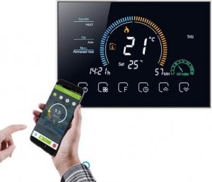 Renov8 Smart Wi-Fi Thermostat with color LCD for fan-coil 2/4 pipe - compatible 86x86 and round 60mm box 2