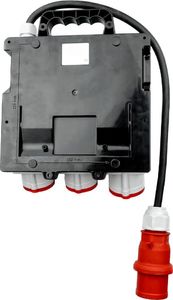 Doktorvolt Rozdzielnica budowlana TR-S/FI 32A 2x16A 4x230V SKH Schuko Doktorvolt 7266 4