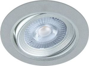IDEUS Regulowana lampa sufitowa MONI LED okrągła oprawa sufitowa oczko 5W 4000K wpust srebrny 8571 1