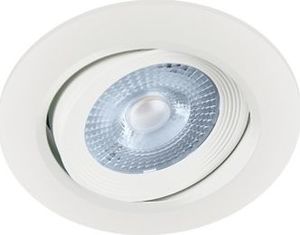 IDEUS Regulowana lampa sufitowa MONI LED okrągła oprawa sufitowa oczko 5W 4000K wpust biały 8588 1