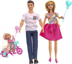 Pepco Zestaw lalek dla dzieci, rodzina. 4