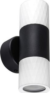 Kinkiet IDEUS Lampa ścienna oprawa dekoracyjna kinkiet dwukierunkowy czarno biały PIANO Will 8823 1