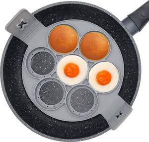 Orion Forma silikonowa na patelnię, do jajek sadzonych, na jajka, naleśniki, pancake, placki, OKRĄGŁA, 7 sztuk 1