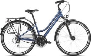 Kross Trans 3.0 28 M 19" niebieski/szary połysk rower 12 1