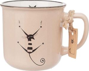Orion Kubek ceramiczny, ko,t kotek, z uchem, 370 ml, do kawy, herbaty 2