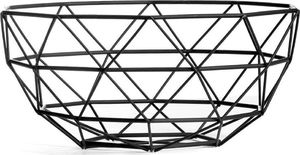 Vilde Koszyk GEOMETRYCZNY metalowy na owoce, warzywa, CZARNY, kosz, patera, miska 3