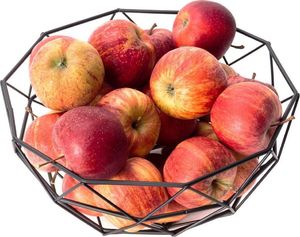 Vilde Koszyk GEOMETRYCZNY metalowy na owoce, warzywa, CZARNY, kosz, patera, miska 8