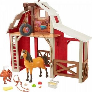 Figurka Mattel Mustang: Duch wolności Stajnia i koń (HBP29) 1