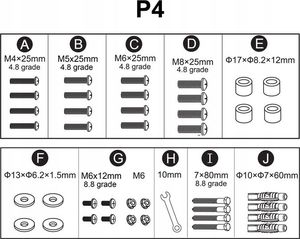 Zatekos MOCNY UCHWYT DO TELEWIZORA WIESZAK TV 32-55' 7